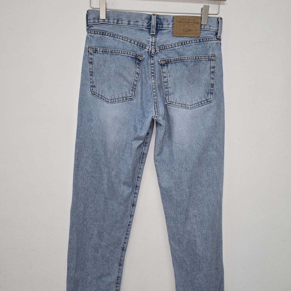 Abercrombie & Fitch Vintage Jeans Size 6 USA Made 5-Pocket Straight Leg Womens - Picture 5 of 13